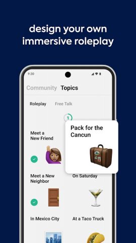Speak: Language Learning для Android — скриншот 4