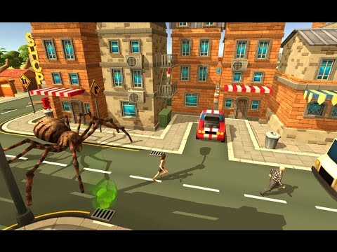 Spider Simulator: Amazing City для Android — официальный трейлер