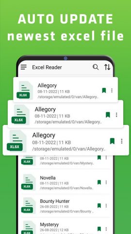 Средство просмотра XLSX для Android — скриншот 4