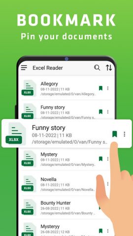 Средство просмотра XLSX для Android — скриншот 5