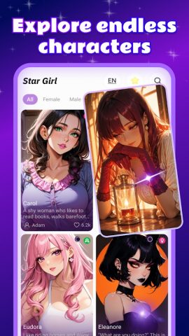 Star Girl:Cosmic Conversations для Android — скриншот 2