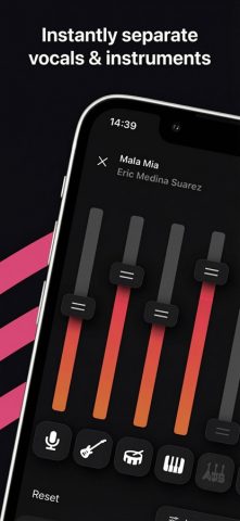 Stemz: AI Tool for Musicians для iOS — скриншот 1