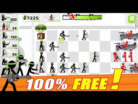 Stickman Army : The Defenders для Android — официальный трейлер