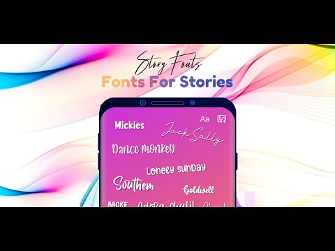 Story Fonts for Instagram для Android — официальный трейлер