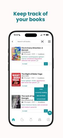 StoryGraph: Reading Tracker для iOS — скриншот 1