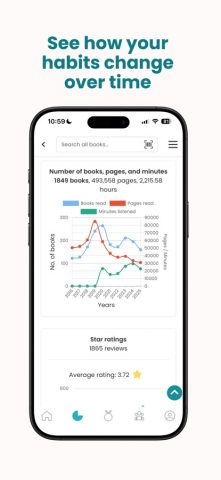 StoryGraph: Reading Tracker для iOS — скриншот 3