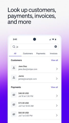 Stripe Dashboard для Android — скриншот 5