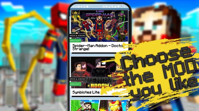 Superheroes Mod for MCPE для Android — скриншот 2