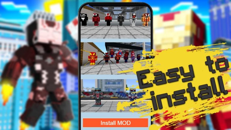 Superheroes Mod for MCPE для Android — скриншот 3