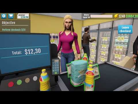 Supermarket Manager Simulator — официальный трейлер