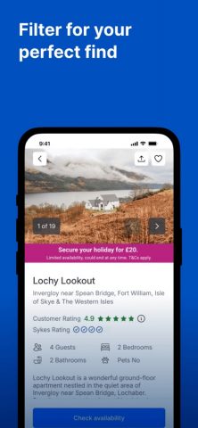 Sykes: Book Holiday Cottages для iOS — скриншот 4