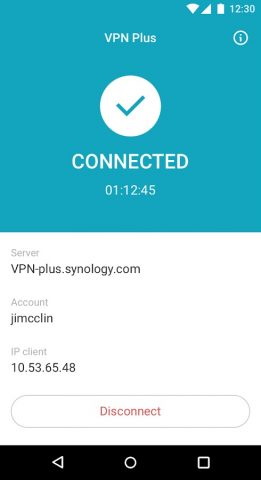 Synology VPN Plus для Android — скриншот 3