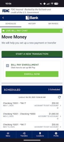 T Bank для Android — скриншот 3