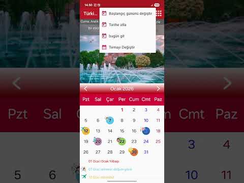 Türkiye Takvimi 2026 для Android — официальный трейлер