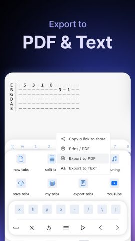 TabMaker — Guitar Tab Editor для Android — скриншот 3