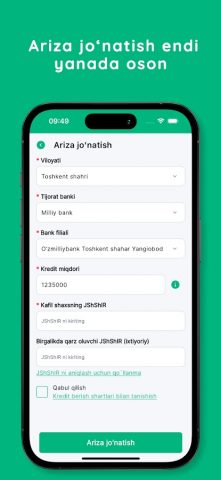 Ta’lim krediti для Android — скриншот 3