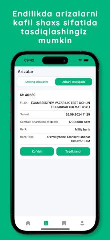 Ta’lim krediti для Android — скриншот 4