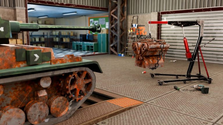 Tank Mechanic Simulator Games для Android — скриншот 2