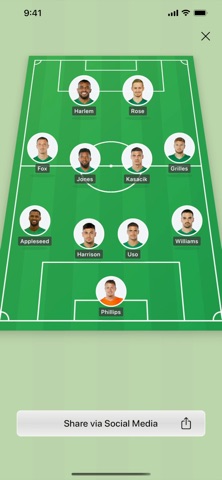 Teamsheet — Soccer Line Up для iOS — официальный трейлер