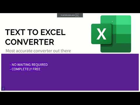 Text to Excel Converter для Android — официальный трейлер