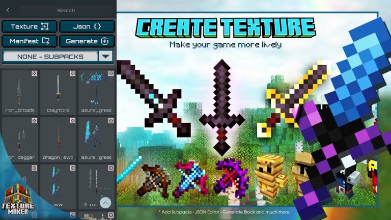 Texture Maker for Minecraft PE для Android — скриншот 1