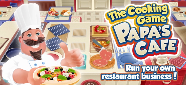 The Cooking Games Papa’s Cafe для iOS — официальный трейлер