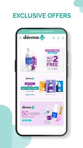The Derma Co: Skincare App для Android — скриншот 1