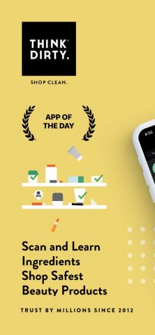Think Dirty – Shop Clean для iOS — скриншот 1