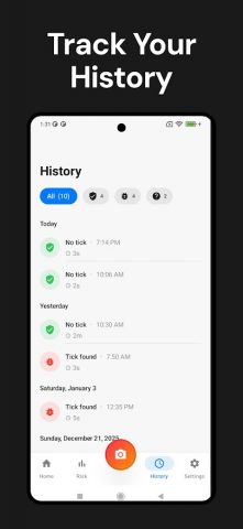Tick Detector — Сканер клещей для Android — скриншот 4