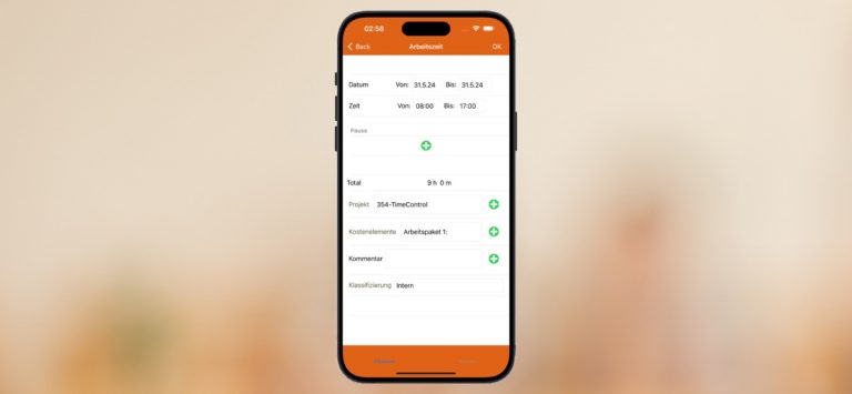 TimeControl для iOS — скриншот 1