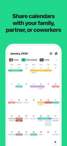 TimeTree: Shared Calendar для iOS — скриншот 2