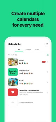 TimeTree: Shared Calendar для iOS — скриншот 4