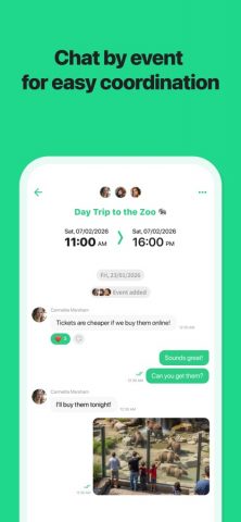 TimeTree: Shared Calendar для iOS — скриншот 5