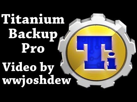 Titanium Backup (root needed) для Android — официальный трейлер