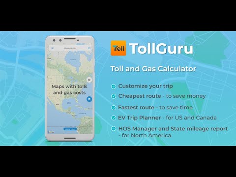 Toll & Gas Calculator TollGuru для Android — официальный трейлер