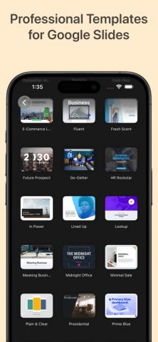Designs for Google Slides Pro для iOS — скриншот 1