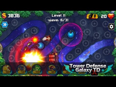 Tower Defense: Galaxy TD для Android — официальный трейлер