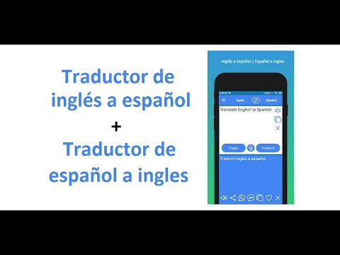 Traductor de ingles a español для Android — официальный трейлер