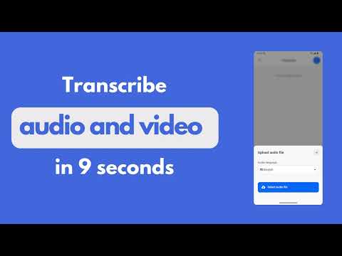 Транскрипция аудио в текст для Android — официальный трейлер
