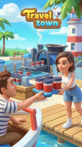 Travel Town — Merge Adventure для Android — скриншот 1