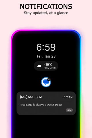 True Edge: Подсветка и AOD для Android — скриншот 3