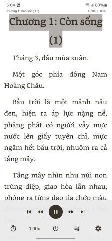 TF Reader — ePub Read & Listen для Android — скриншот 2