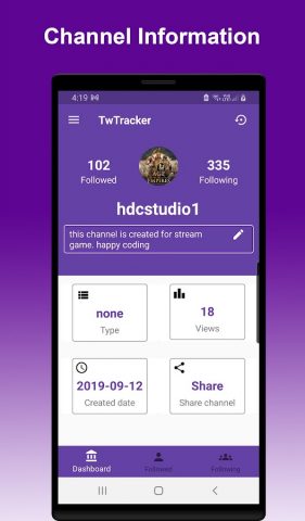 TwTracker — Tracker For Twitch для Android — скриншот 2
