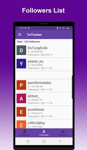 TwTracker — Tracker For Twitch для Android — скриншот 3