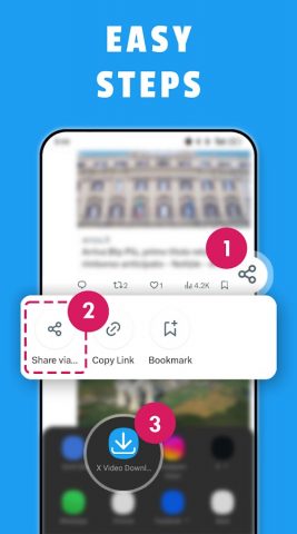 Twitter Video Download для Android — скриншот 2