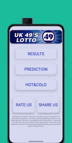 UK 49s  prediction app для Android — скриншот 4