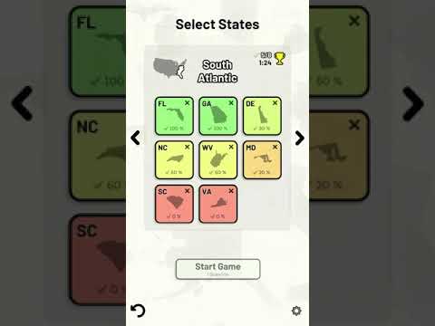 US States Quiz для Android — официальный трейлер