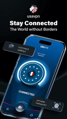 USA VPN: Fast & Secure VPN для Android — скриншот 1