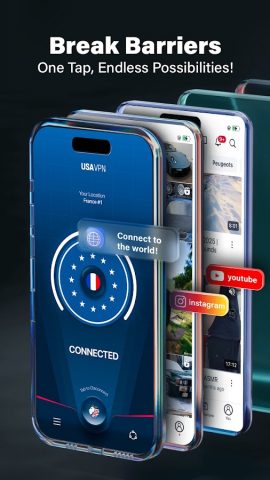 USA VPN: Fast & Secure VPN для Android — скриншот 2