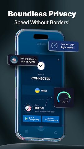 USA VPN: Fast & Secure VPN для Android — скриншот 3